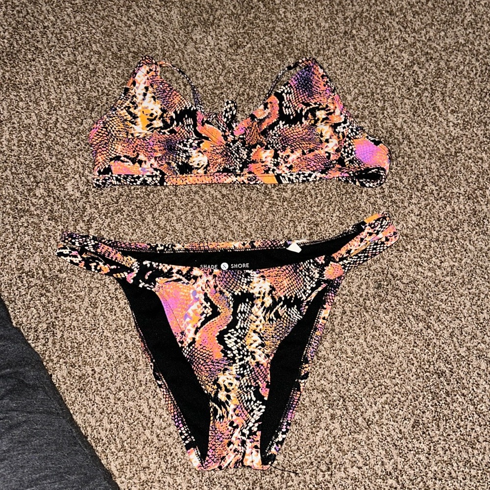 Shade & Shore Snakeskin Bikini